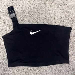 Nike asymmetrical crop top